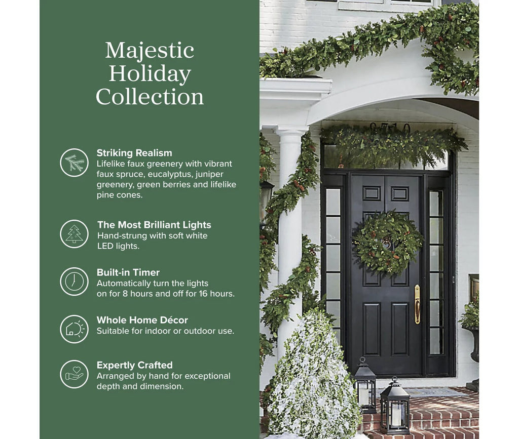 Majestic Holiday Wreath