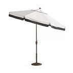 9' Round Contrast Border Umbrella