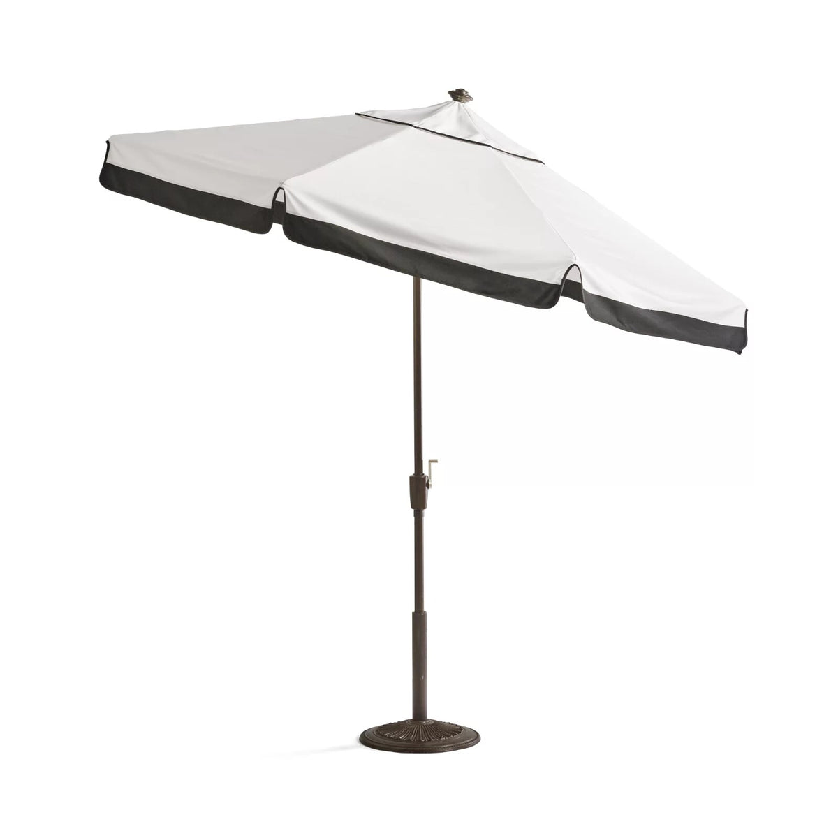 9' Round Contrast Border Umbrella