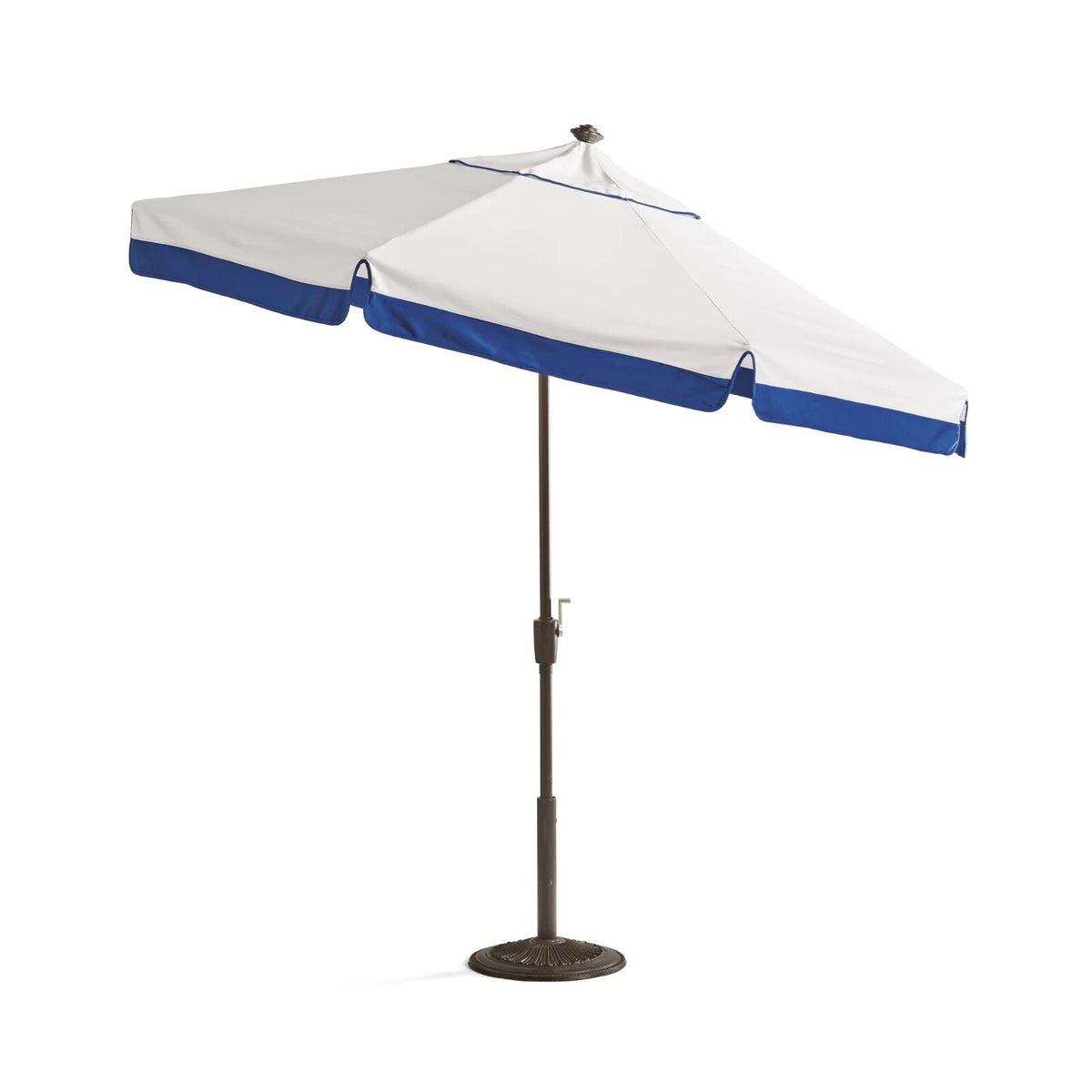 9' Round Contrast Border Umbrella
