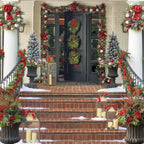 Christmas Cheer Ribbon Wreath Trio