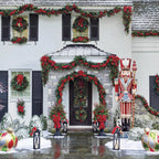 Christmas Cheer Ribbon Wreath Trio