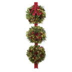 Christmas Cheer Ribbon Wreath Trio