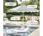 Frontgate Resort Collection™ 7-1/2' Round Designer Umbrella