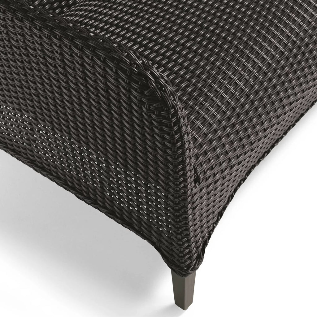 Beckham Loveseat in Dark Sienna Wicker