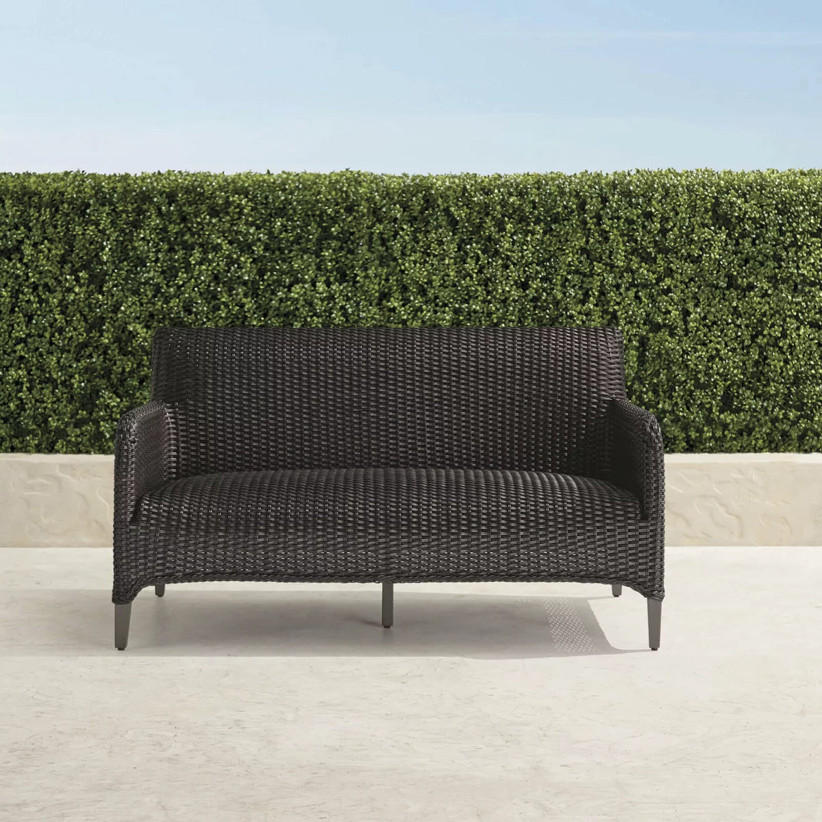 Beckham Loveseat in Dark Sienna Wicker
