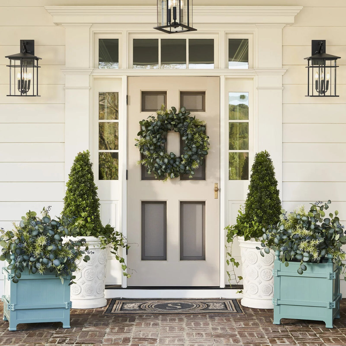Herb Eucalyptus & Blueberry Wreath