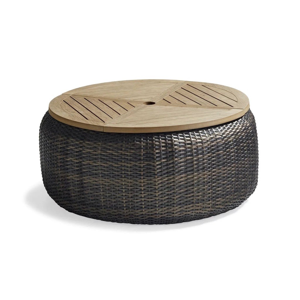 Pasadena Coffee Table in Bronze Wicker
