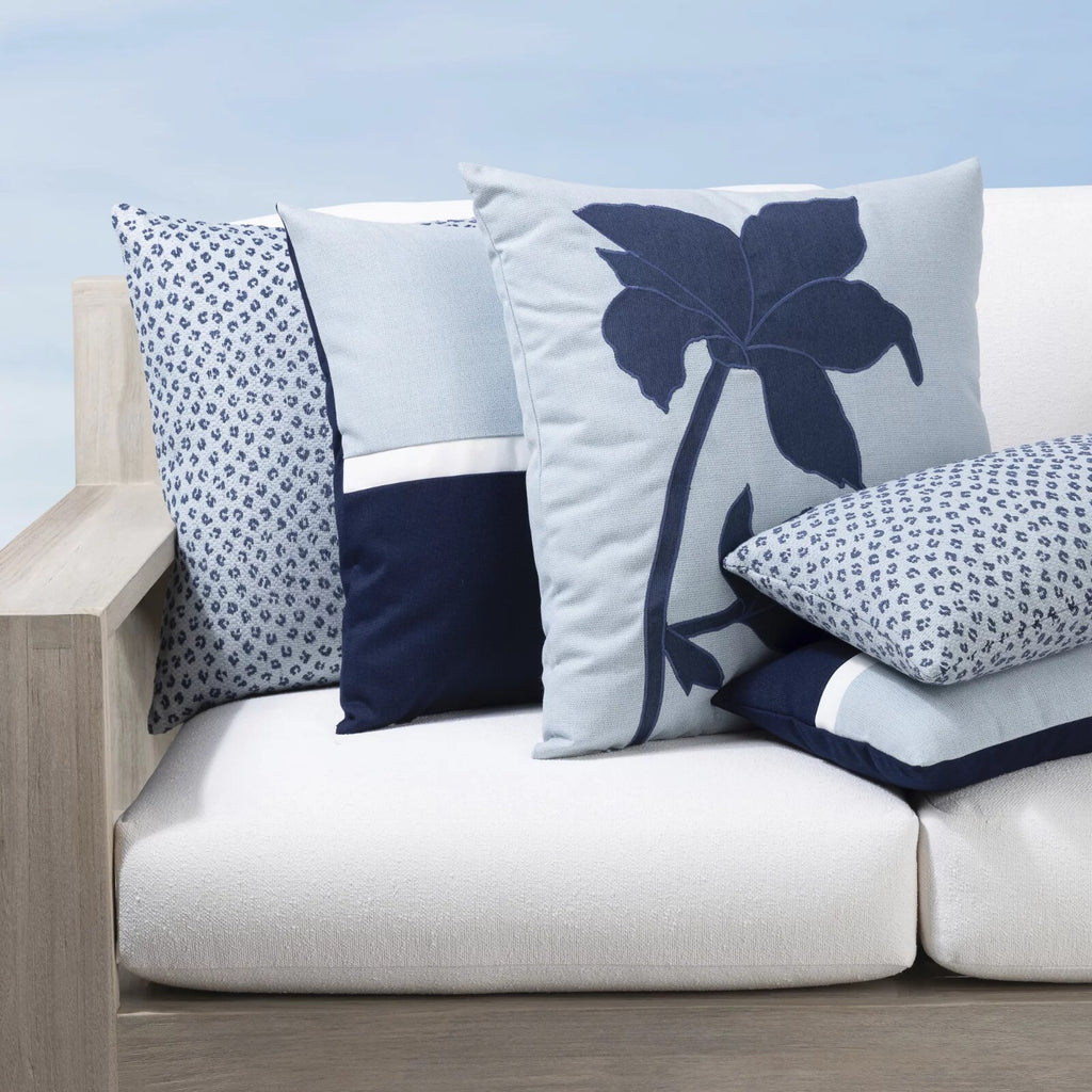 Blue Botanic Indoor/Outdoor Pillow Collection by Elaine Smith