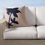 Batanica Lily Indoor/Outdoor Pillow by Elaine Smith