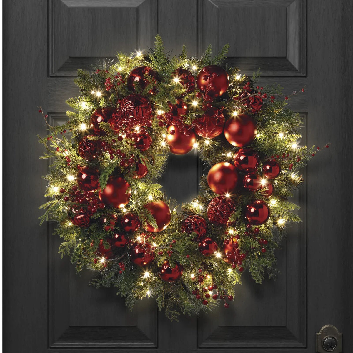 Radiant Rouge Wreath