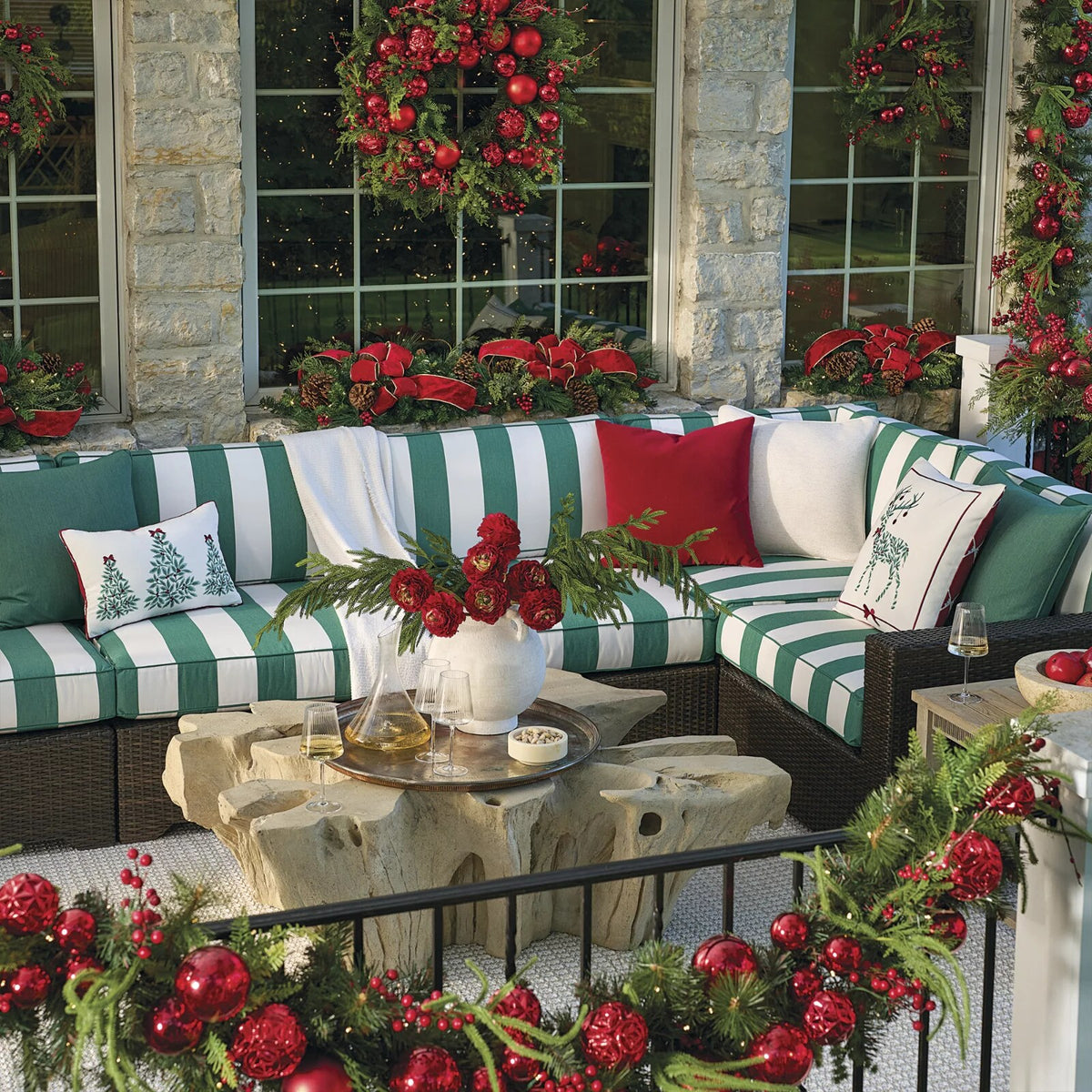 Radiant Rouge Wreath