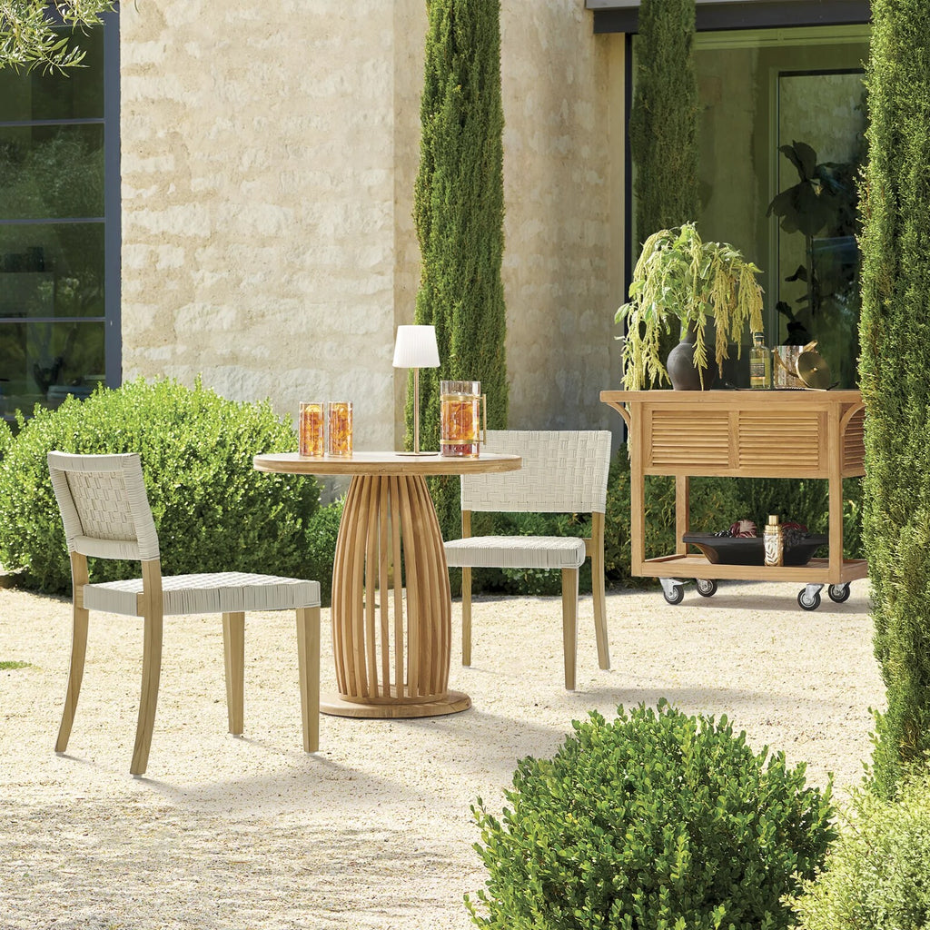 Bari Bistro Table in Natural Teak