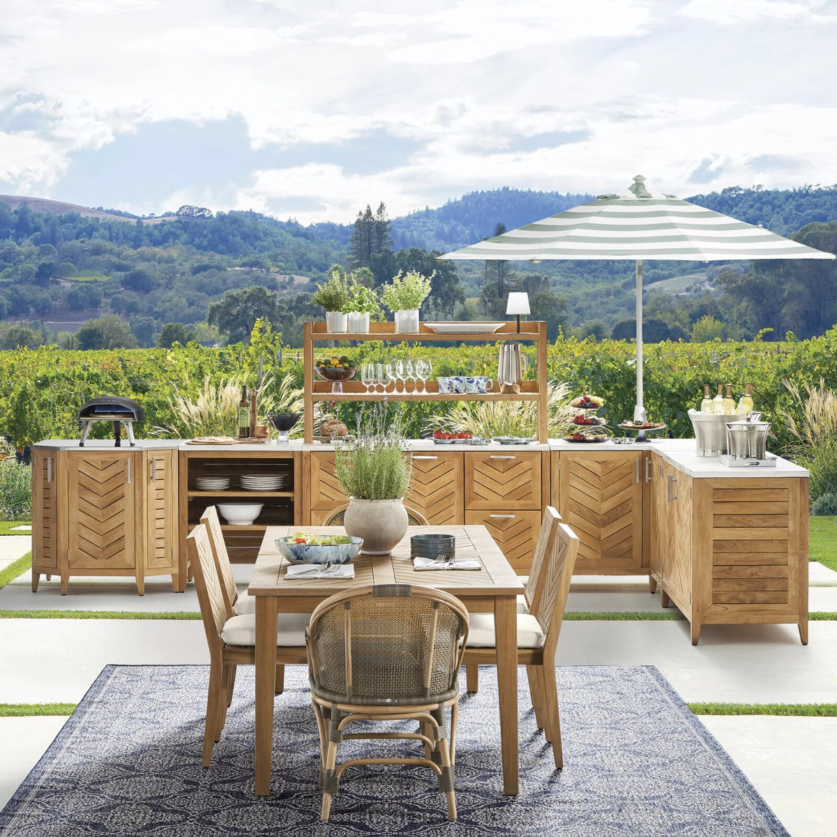 Aveiro Tile Indoor/Outdoor Rug