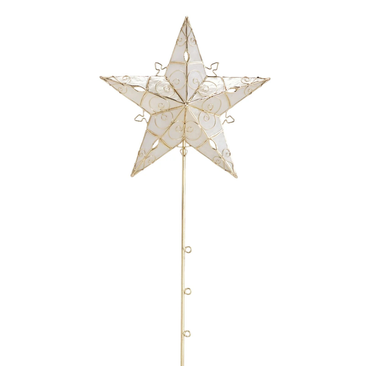 Capiz Star Tree Topper