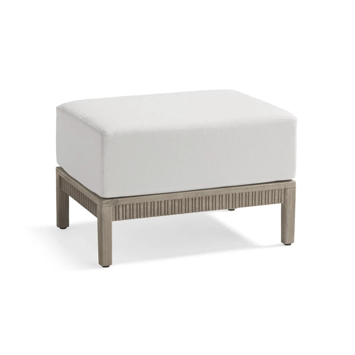 Alessia Ottoman with Cushion in Weathered Teak