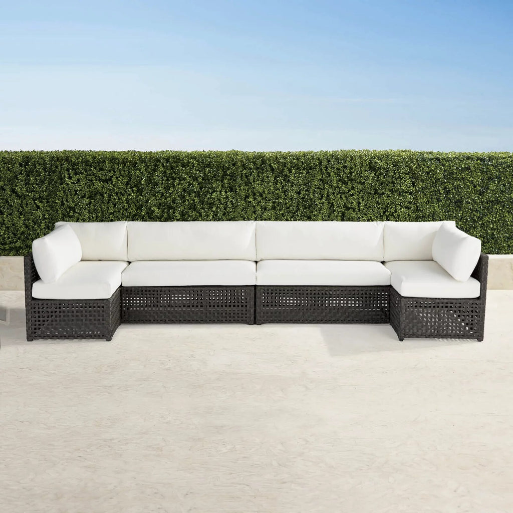 Avalon Modular Seating in Graphite Wicker
