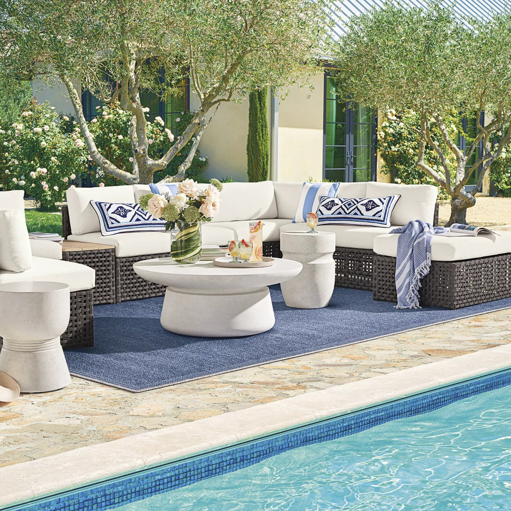 Avalon Modular Seating in Graphite Wicker