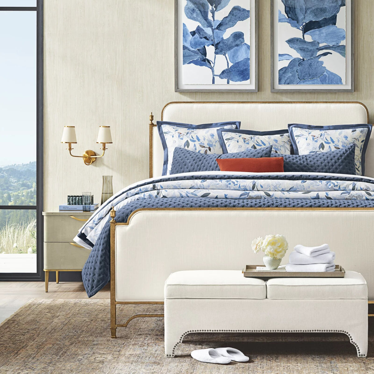 Chateau Fleur Embroidered Bedding Collection