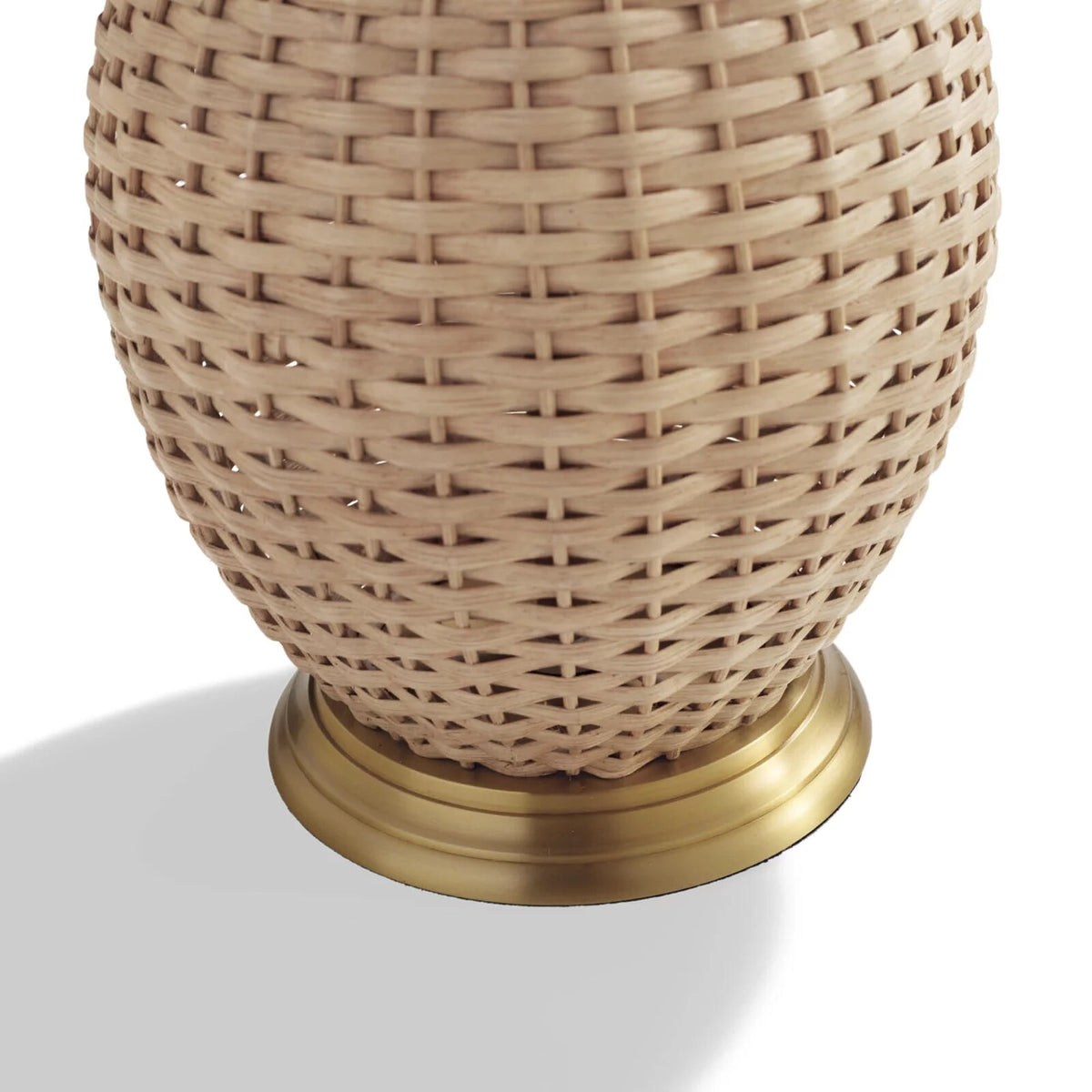 Elsay Gourd Wicker Table Lamp