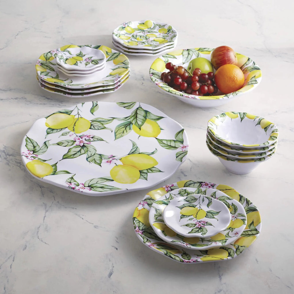 Amalfi Bloom Melamine Dinnerware