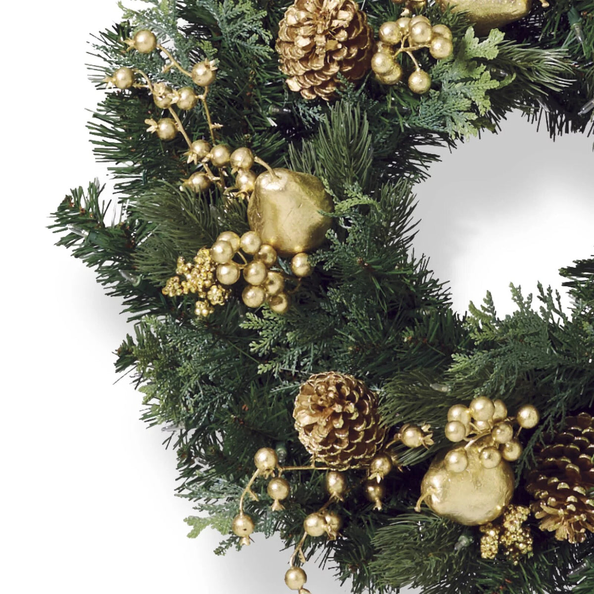 Gilded Pear Wreath