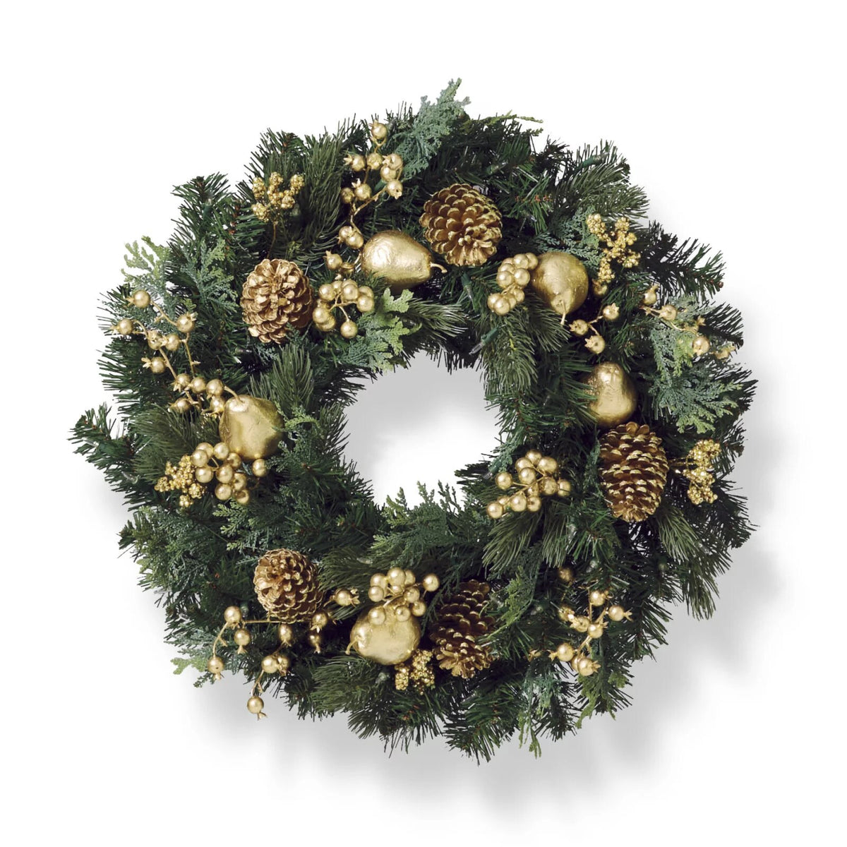 Gilded Pear Wreath