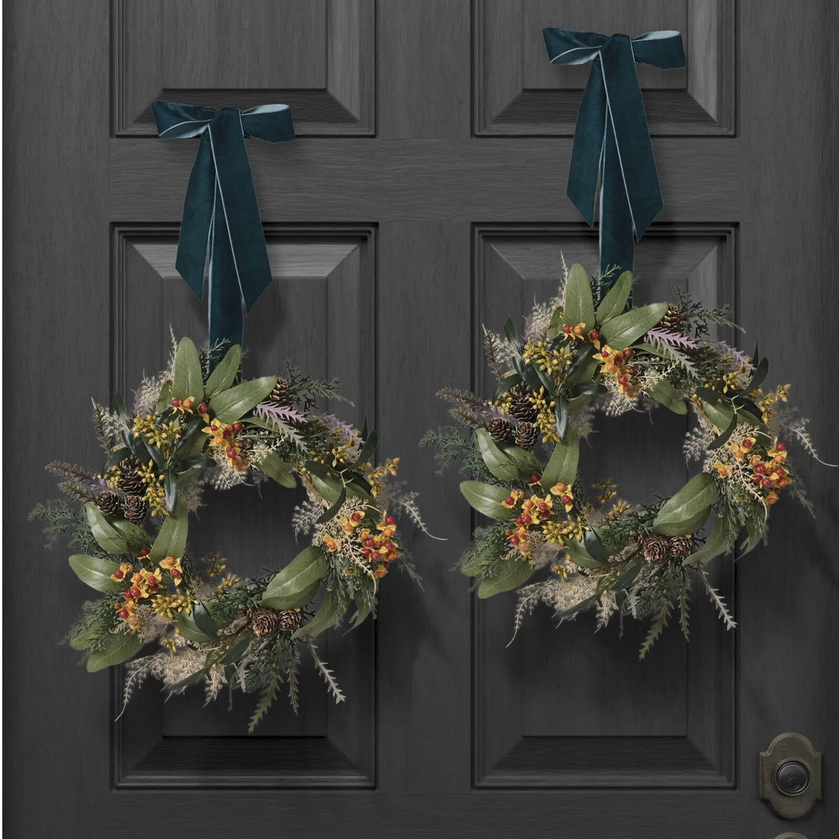 Autumn’s Embrace Mini Wreath, Set of Two