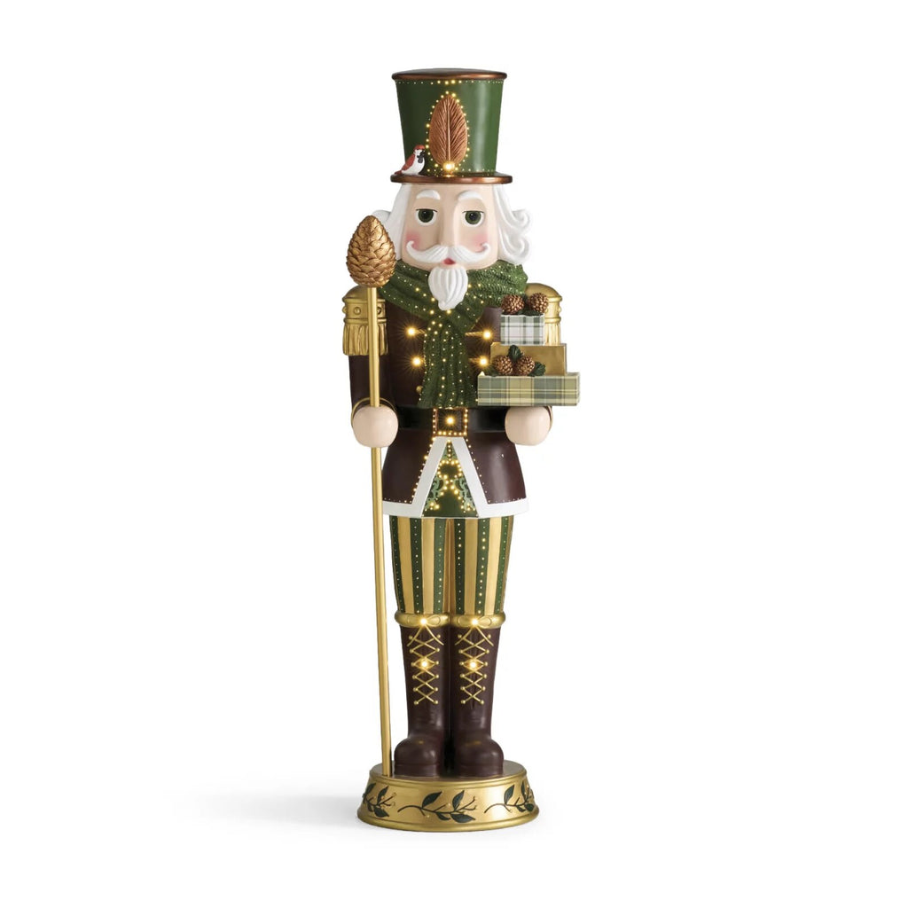 5 ft. LED Partridge Guard Nutcracker