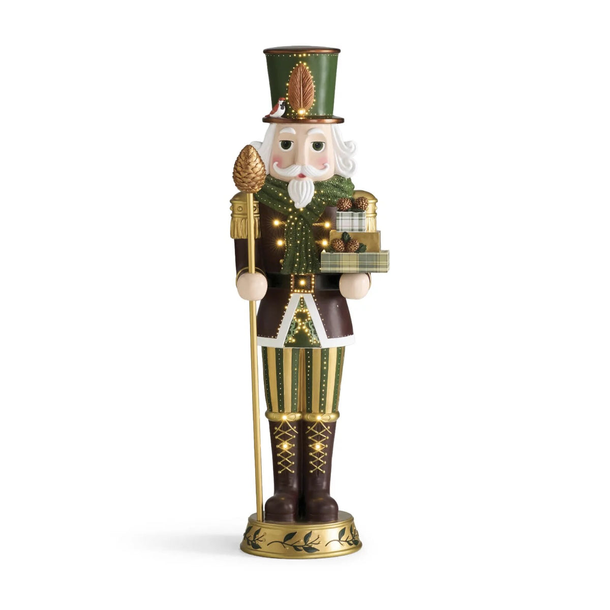 5 ft. LED Partridge Guard Nutcracker