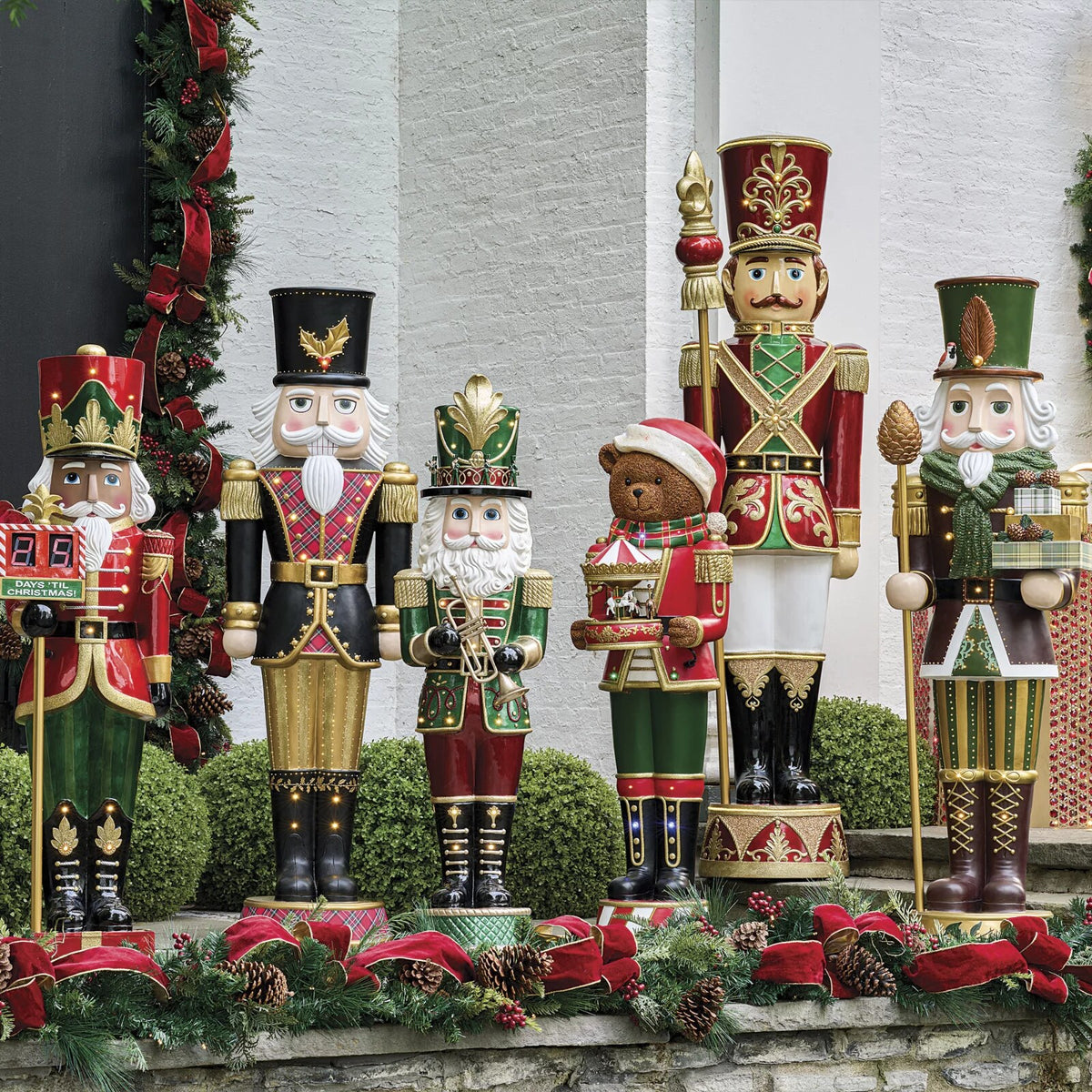 4 ft. LED Christmas Countdown Nutcracker