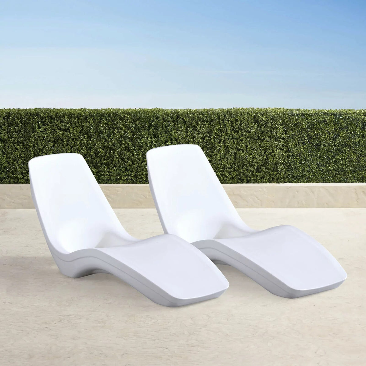 Bali Water Chaise Lounge, Set of Two