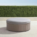 Pasadena II Ottoman in Dove Wicker