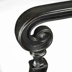 Carlisle Chaise Lounge with Cushions in Onyx Aluminum