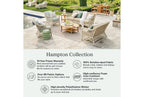 Hampton Ottoman in Ivory Wicker