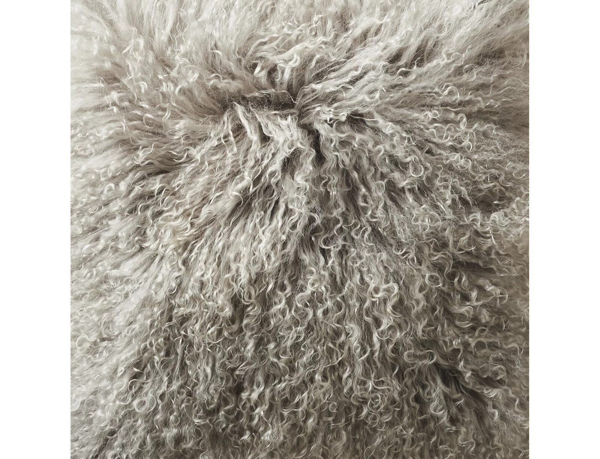 Mongolian Fur Decorative Pillow Cover