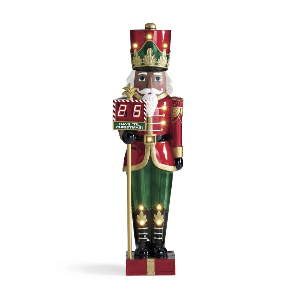 4 ft. LED Christmas Countdown Nutcracker